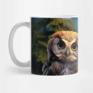 Owl Animal Bird Majestic Wilderness Mug